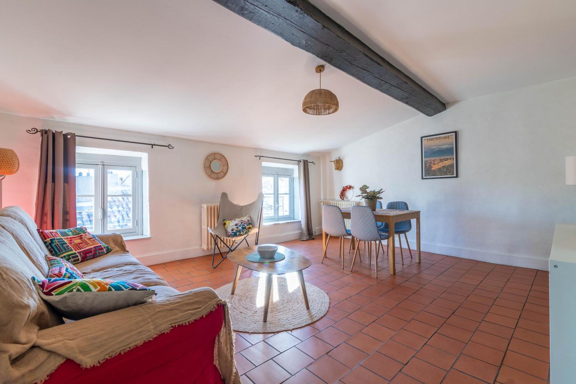 Bel Appartement Avec Cour Au Coeur De La Bastide Carcassonne Bagian luar foto